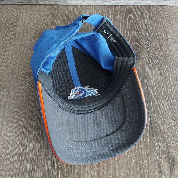 Nike Legacy91 Boise State Broncos Blue Peeforated Cap with Orange Accents - Picture 5 of 5